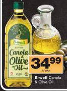 B-Well Canola & Olive Oil-1Ltr Each