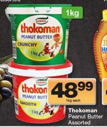 Thokoman Peanut Butter-1kg Each