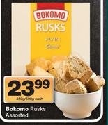 Bokomo Rusks Assorted-450g/500g Each