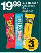 Beacon Chocolate Bars Assorted-3 x 40g