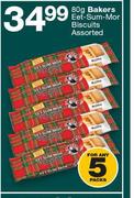 Bakers Eet-Sum-Mor Biscuits Assorted-5 x 80g