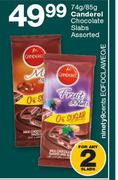 Canderel Chocolate Salbs Assorted-2 x 74g/85g 