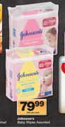Johnsons Baby Wipes Assorted-288 Per Pack