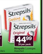 Strepsils Lozenges Assorted-24 Per pack