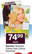 Garnier Nutrisse Creme Hair Colour Assorted-Each