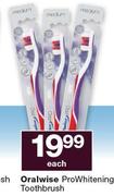 Oralwise Pro Whitening Toothbrush-Each