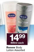 Renew Body Lotion Assorted-400ml Each