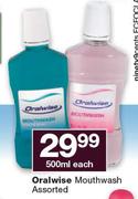 Oralwise Mouthwash Assorted-500ml Each