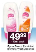 Gyna Guard Feminine Intimate Wash Assorted-140ml Each