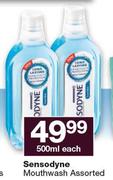 Sensodyne Mouthwash Assorted-500ml Each