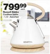 Russell Hobbs 1.7Ltr Cordless Kettle Assorted-Each
