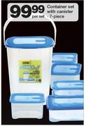 Container 7 Piece Set With Canister-Per Set