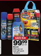 Shield 9 Piece Ultimate Car Care Gift Pack-Per Set