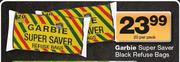 Garbie Super Saver Black Refuse Bags-20 Per Pack