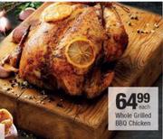 Whole Grilled BBQ Chicken-Each
