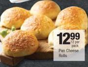 Pan Cheese Rolls-12 Per Pack