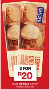 Chelsea Lemon Cream Biscuits-2x200g