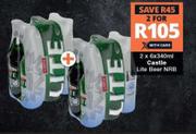 Castle Lite Beer NRB-2 x 6 x 340ml