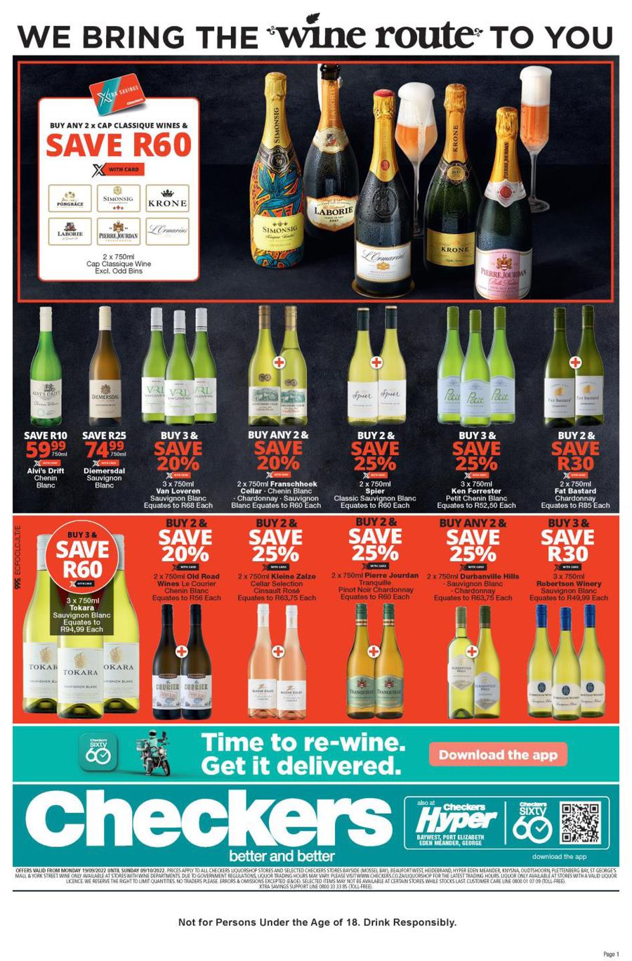 Checkers Liquor Eastern Cape Wine Promotion (19 September 9 October