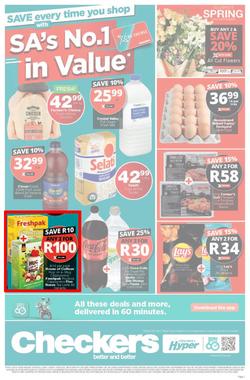 Checkers Eastern Cape : Xtra Savings (5 September - 18 September 2022), page 1