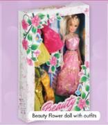 Beauty Flower Doll With Outfits