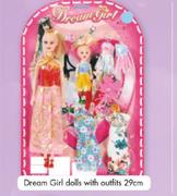 Dream Girl Dolls With Outfits-29cm Each