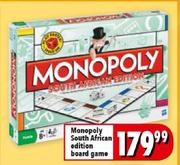 Special Monopoly South African Edition Board Game m.guzzle .za