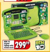 Ben 10 Digital Laptop With Mouse Each