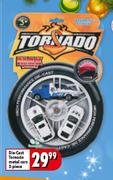 Die-Cast Tornado Metal Cars-3-Piece