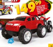 Toyota Hilux Friction Car With Trailer & Quad Bike Each