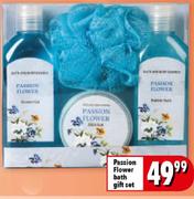 Passion Flower Bath Gift Set
