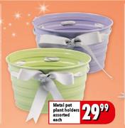 Metal Pot Plant Holders Assorted Each