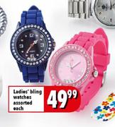 Ladies Bling Watches Assorted Each