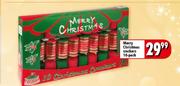 Merry Christmas Crackers-10-Pack