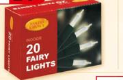 Santa's Choice Non-Flashing Fairy Lights-20's