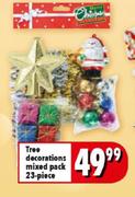 Tree Decorations Mixed Pack-23-Piece