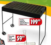 Trolley Braai On Wheels-59cmx35cmx9cm