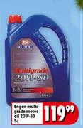 Engen Multi-Grade Motor Oil 20W-50-5ltr