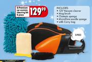 Q Premium Car Vacuum Cleaning Kit-5-Piece