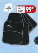 Q Premium Vivo Car Mats-4-Piece