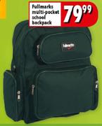 Fullmarks Multi-Pocket School Backpack