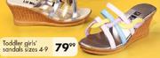 Toddler Girls Sandals Sizes 4-9