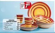 Striped Dinner Plate