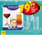 Nevakar 12-Piece Glass Drinking Set-Per Set