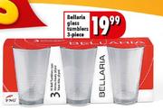 Bellaria 3-Piece Glass Tumblers