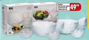 Pachira/Fruit Garden 7-Piece Glass Bowl Set-Per Set