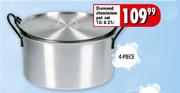 Diamond 12ltr & 21ltr Aluminium Pot Set