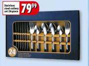 Stainless Steel Cutlery Set-24-Piece
