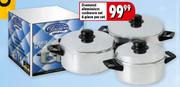 Diamond 6-Piece Aluminium Cookware Set-Per Set