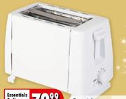 Essentials 2 Slice Toaster